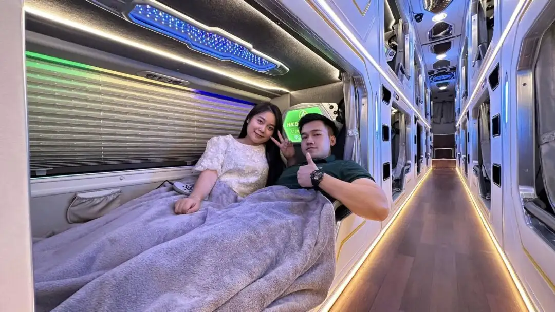 Hanoi to Sapa Transportation 2 Cabin Sleeper bus Ha Noi to Sapa
